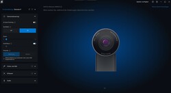 Dell Peripheral Manager - control de la cámara