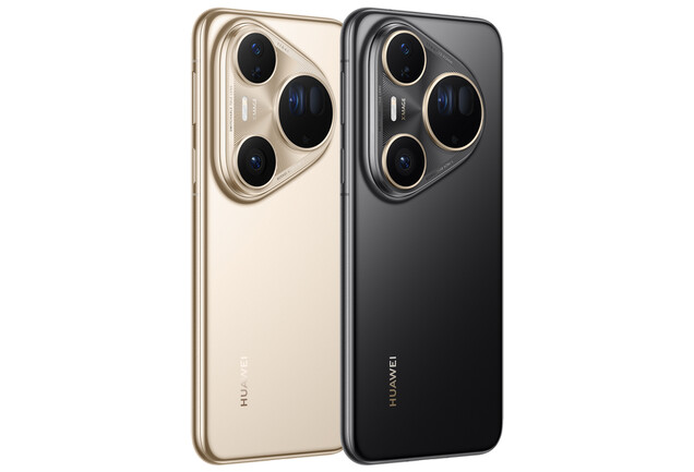 El Huawei Pura 80 Ultra en acabados clásicos negro y dorado (Fuente de la imagen: Huawei)