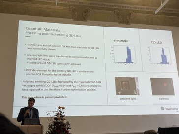 ... el estado actual de la investigación sobre las barras cuánticas. (Fuente de la imagen: Andreas Sebayang/Notebookcheck.com)