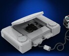 Una captura de pantalla de la consola Sony PlayStation 1 de Lego Ideas con su mando