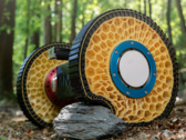 La rueda morfológica de rigidez variable mientras atraviesa una roca. (Fuente de la imagen: Instituto Coreano de Maquinaria y Materiales)