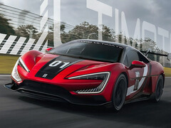 El BYD Yangwang U9 Track Edition que estableció un nuevo récord de velocidad EV. (Fuente de la imagen: BYD)