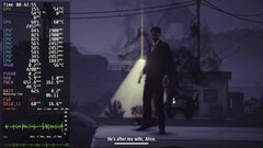DroidDeck 0.3.0 ejecutando Alan Wake's American Nightmare con la superposición de rendimiento de Steam visible.