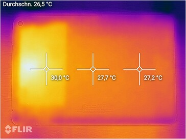 Imagen térmica - Lado inferior