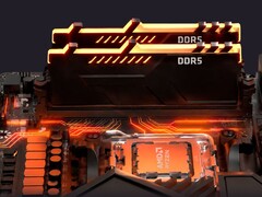 Un render promocional del estándar de memoria EXPO-UUL DDR5 de AMD