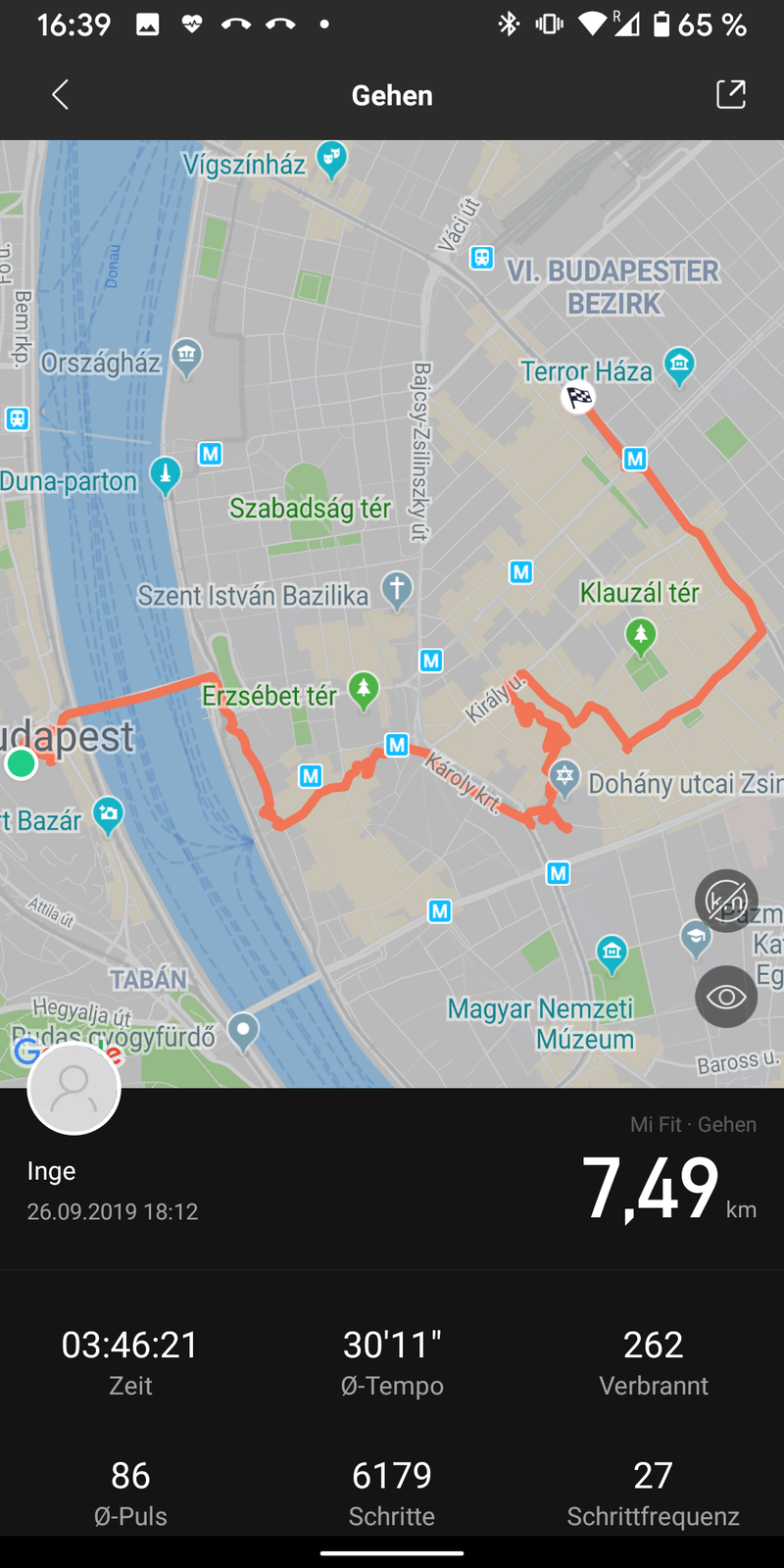 mi fit gps tracking