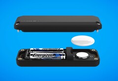 La TimeCapsule alimenta una AirTag Apple con dos pilas AA. (Fuente de la imagen: Elevation Lab)