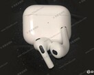 Este es, aparentemente, el aspecto que tendrán los AirPods 3. (Fuente de la imagen: 52Audio)