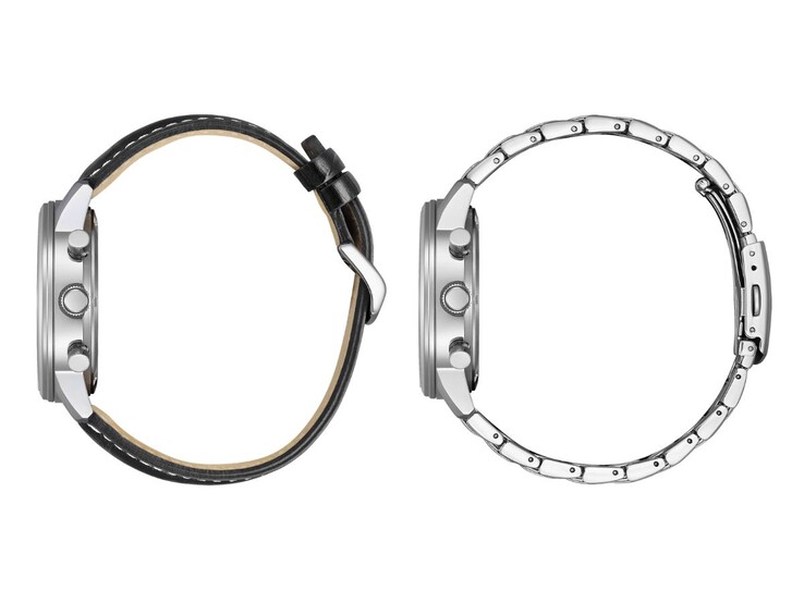 Los nuevos relojes CA472 tienen una mezcla de correas de piel y metal. (Fuente de la imagen: Citizen)