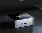 El precio del NucBox M3 Pro comienza en 329,99 dólares. En la imagen: una imagen promocional que muestra la parte frontal del mini PC.