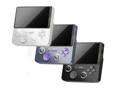 La GameMT E5 Ultra es una inusual consola portátil de juegos retro con una carcasa mucho más ancha y corta que la mayoría. (Fuente de la imagen: GameMT)