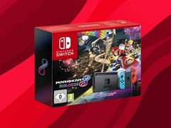 Se muestra el pack de Nintendo Switch con Mario Kart 8 Deluxe