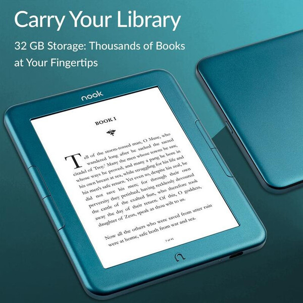 El nuevo color es el tercero desde que el GlowLight 4 salió a la venta en 2021. (Fuente de la imagen: Barnes & Noble)