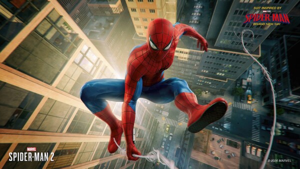 El traje «Fresh Start» de Spider-Man para Peter Parker en Spider-Man 2.