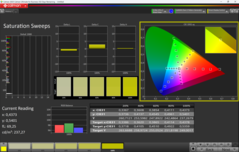 Barridos de saturación CalMAN