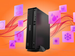 El ThinkCentre M75s Gen 6 pesa 4,8 kg y mide 336 x 300 x 89 mm.
