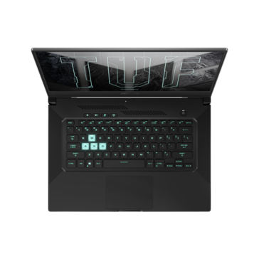 Asus TUF Gaming Dash F15 negro (imagen a través de Asus)