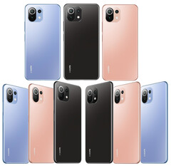 Renders de prensa del Xiaomi Mi 11 Lite, Xiaomi supera a Samsung en el segundo trimestre de 2021 en Europa (Fuente: Xiaomi)