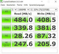 CrystalDiskMark 3 de la SSD