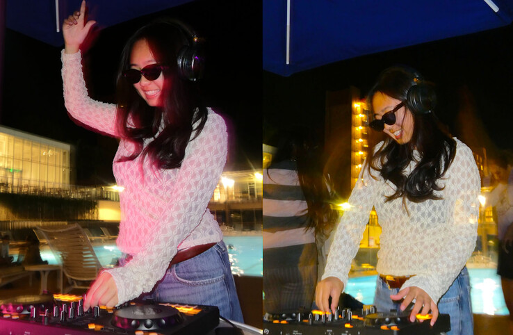 Studio Max 1 utilizado durante la mezcla inalámbrica. (Fuente de la imagen: Notebookcheck)