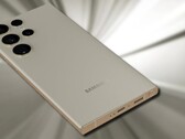 Este render conceptual no oficial del Samsung Galaxy S23 Ultra muestra una influencia del diseño del Note Galaxy. (Fuente de la imagen: TechnizoConcept &amp; Unsplash - editado)