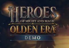 El logotipo de la demo de Heroes of Might and Magic: Olden Era.
