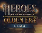 El logotipo de la demo de Heroes of Might and Magic: Olden Era.