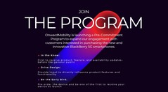 Último anuncio de OnwardMobility. (Fuente: OnwardMobility)