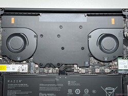 Refrigeración de la cámara de vapor con dos ventiladores