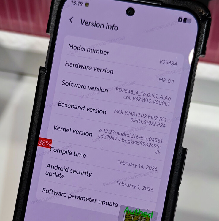 V2548A es el número de modelo esperado del Vivo X300 Max.