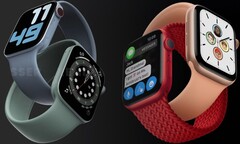 Apple Apple Concepto del Watch Series 7 frente al diseño del Watch Series 6. (Fuente de la imagen: Jon Prosser/ - editado)Apple 