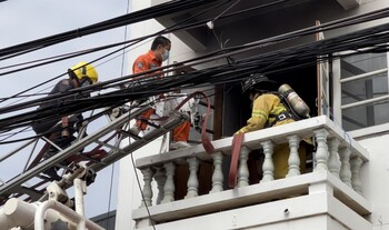 Incendio de una granja de criptominería. (Fuente de la imagen: Citylife)