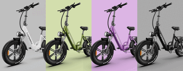 La Kingbull Literider 2.0 viene en colores blanco, negro, morado y verde (Fuente de la imagen: Kingbull)