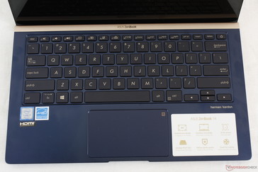El lector de huellas dactilares del UX430 ha sido reemplazado por un conmutador virtual NumPad