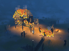 Nighthold: Number 1 cuenta con un entorno totalmente destructible, que el jugador puede utilizar en su beneficio. En la imagen, una captura de pantalla del juego con una batalla en curso entre el jugador y los asaltantes. (Fuente de la imagen: Steam)