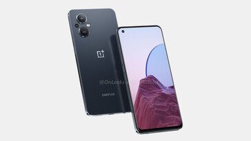 Se han filtrado renders del OnePlus Nord N20 5G con un diseño plano. (Fuente de la imagen: 91mobiles y OnLeaks)