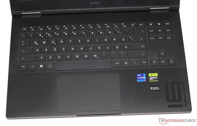 Disposición del teclado del Omen 16 2024