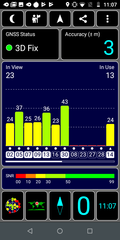 GPS-Test al aire libre