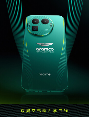 El Realme GT 8 Pro Aston Martin F1 Edition (Fuente de la imagen: Realme)