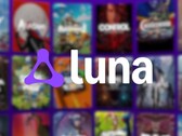 El logotipo de Amazon Luna. 