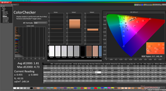 ColorChecker antes de la calibración