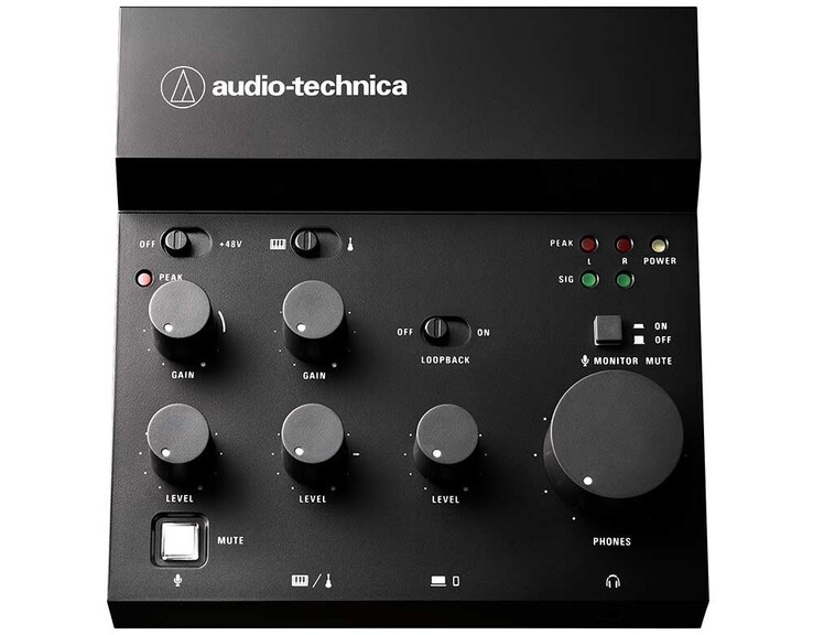 El AT-UMX3 dispone de mandos grandes y fáciles de usar para un control rápido de los niveles de sonido. (Fuente: Audio-Technica Japan)