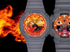 Los relojes Casio G-Shock Flame Inside han sido presentados en Japón. (Fuente de la imagen: Casio)