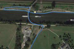 GPS Garmin Edge 500: riverbank