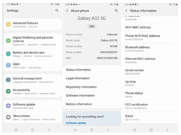 La nueva "Galaxy A32 5G" se filtra. (Fuente: FCC, MySmartPrice)