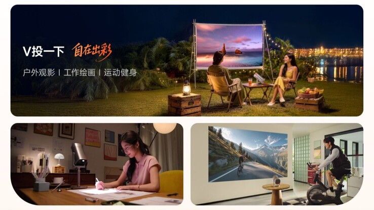 El proyector portátil Hisense Vidda LightGo