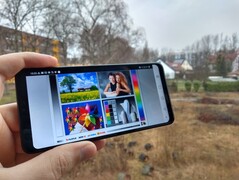 Uso del LG G7 Fit Outdoors