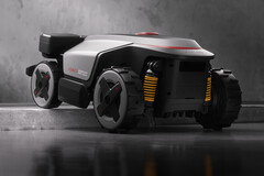 El RockMow Z1 de Roborock (en la imagen) es el nuevo robot cortacésped tope de gama. (Fuente de la imagen: Roborock)