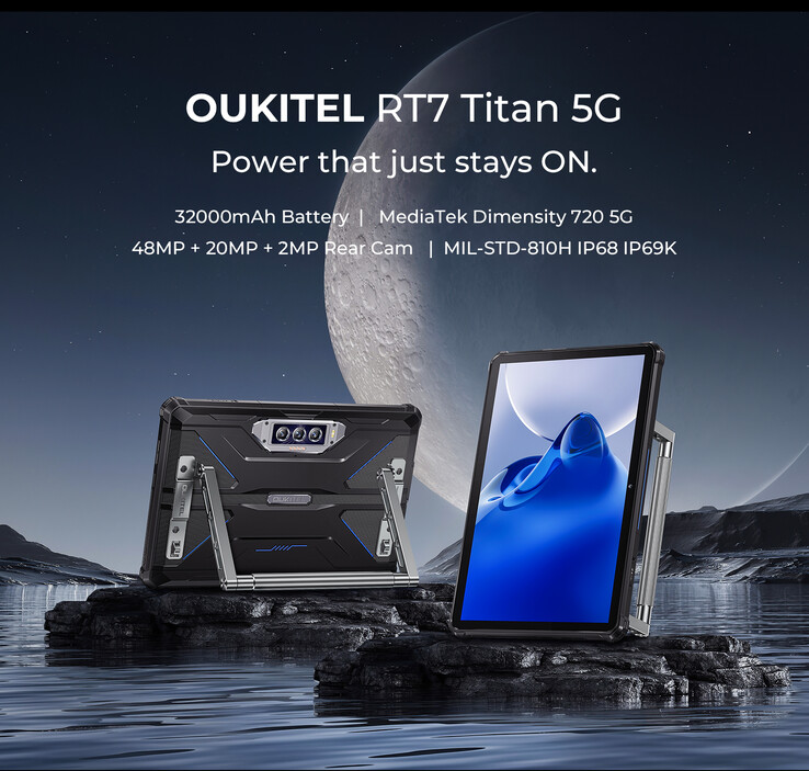 Un avance del RT7 Titan. (Fuente: Oukitel)