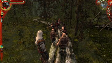 En la imagen: una captura de pantalla del juego The Witcher: Enhanced Edition Director's Cut.